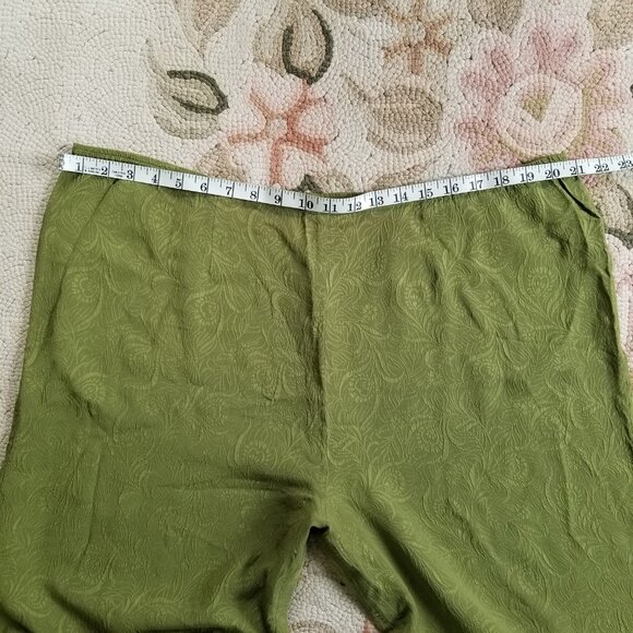 Citron Silk Tunic Top with Asian Motif - Picture 12 of 16